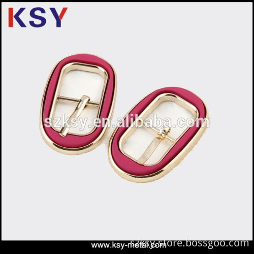 Double color Customized metal shoe buckle parts